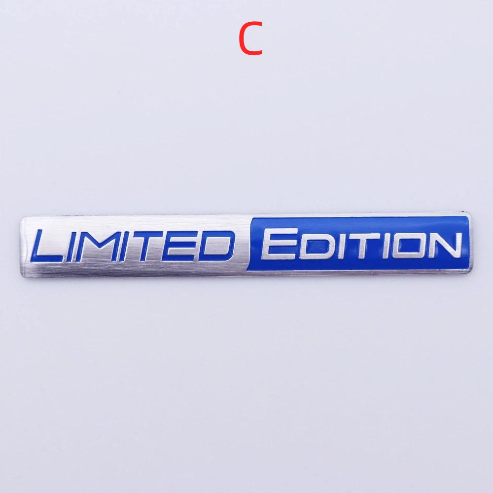 Car Accessories 3D Aluminum LIMITED EDITION Emblem Badge Car Stickers Decal