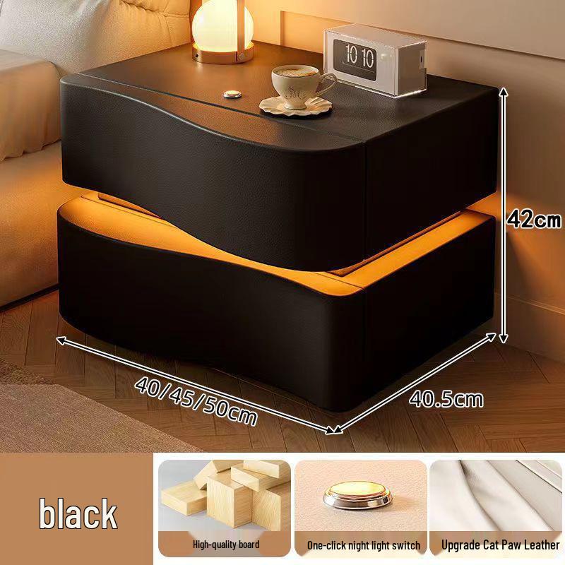 2025 Cream Luxury Bedside Table: Modern, Creative Design for a Stylish Bedroom