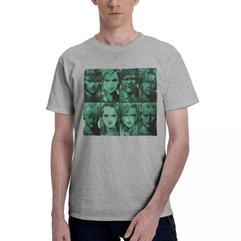 Metal Gear Solid 100 Cotton Casual Breathable Confortable Cute Mens TShirts Mens Shirt