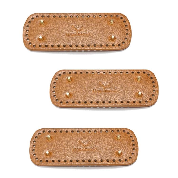 Leather Bag Bottoms for Knitted Bag Nails Bottom Shaper DIY Bag Base Accessories