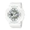 Casio Baby-G BA-110X-7A3JF Women's Watch White × Silver