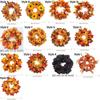 Autumn Maple Leaf Door Wreath Rustic Style Artificial Wreath Fall Wreath  Farmhouse Decor