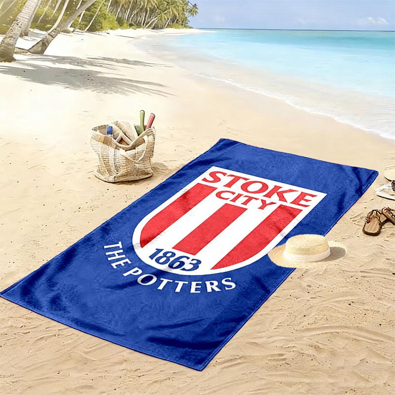 STO Logo Beach Towel, Large Soft Quick Dry Towel for Beach Camping Swimming