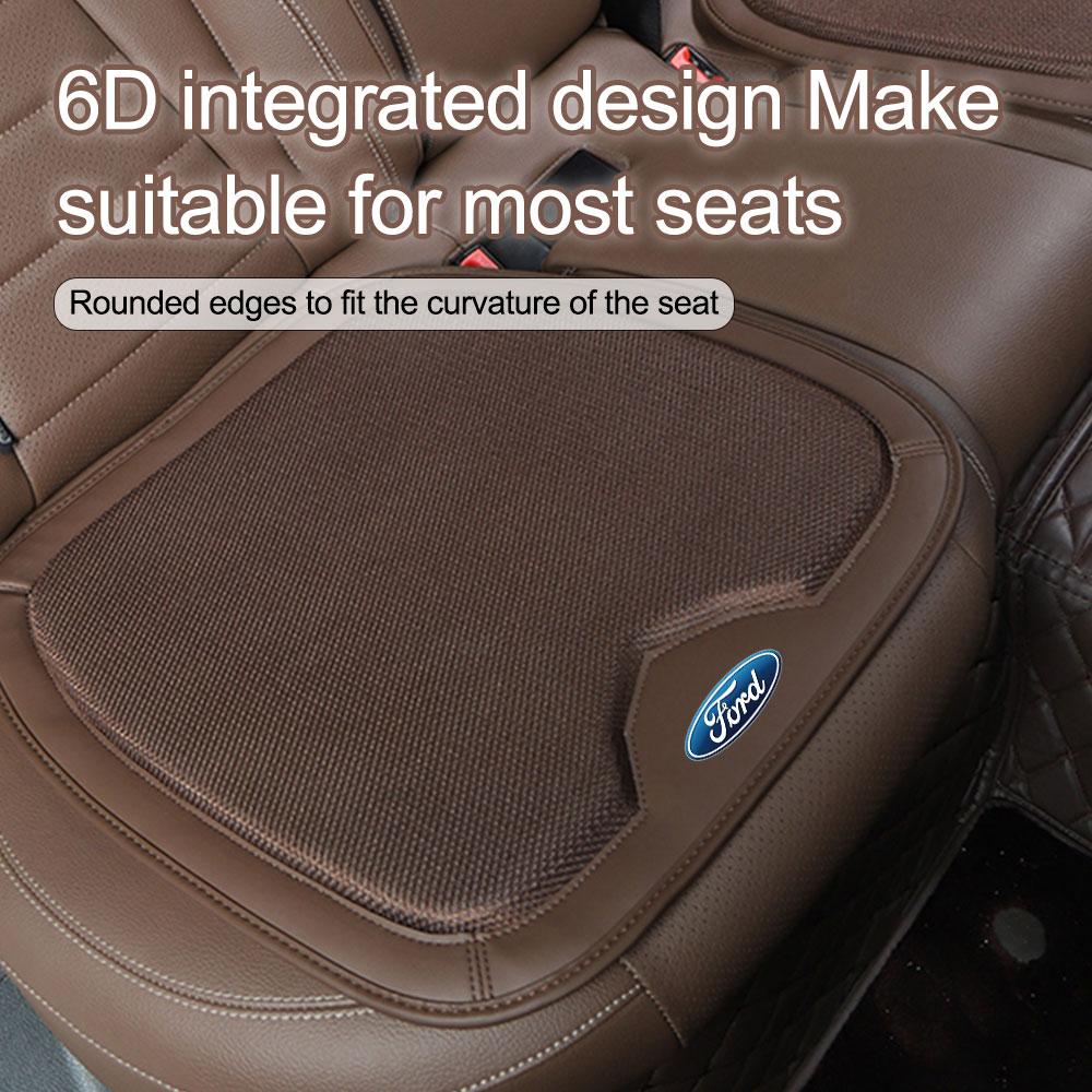 Car Anti-Slip Honeycomb Pad Seat Breathable Pad Center Cover For Ford Fiesta ST Focus Mk2 MK3 MK4 Edition Mondeo Fusion Ecospor