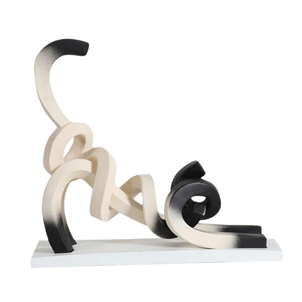 Figure, Minimalist Sculpture for Bookshelf Display