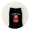 1~5pair Korean Teddy Bear Socks – Cute Cozy Women’s Cotton Socks – 5 Colors Set – K-Fashion Trending Gift Idea