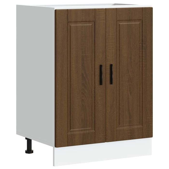 VidaXL Armoire de cuisine Porto chêne marron bois d'ingénierie 853924