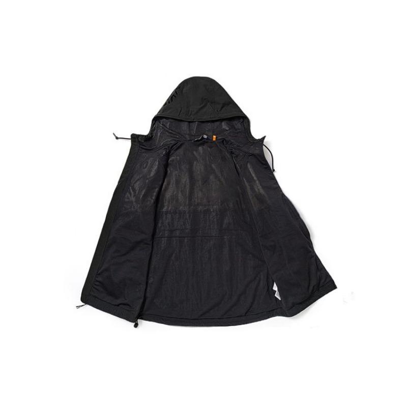 Timberland Giacca Impermeabile Casual da Esterno da Uomo Giacche Nere A6QK9-001