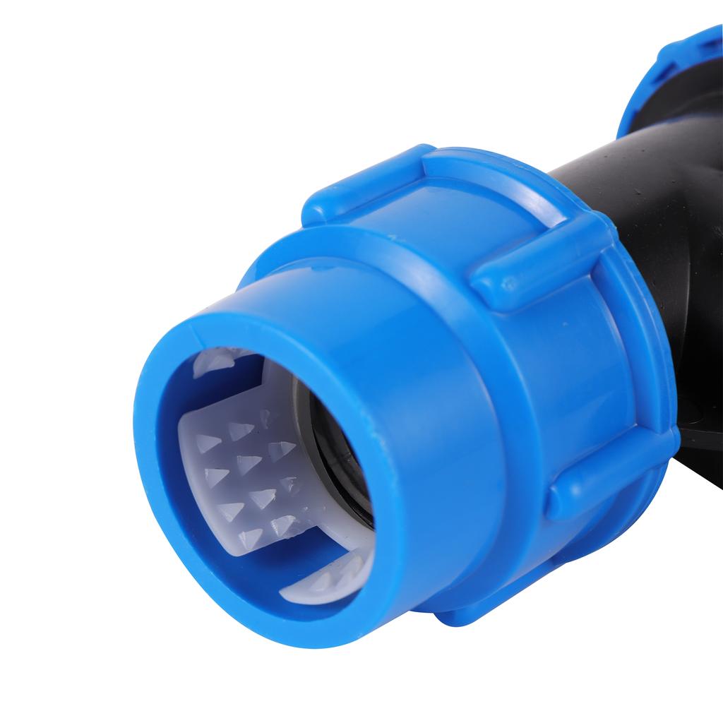 1/2" 3/4" 1" To 20mm 25mm 32mm PE Pipe Locked Tee Farmland Micro-irrigation Sprinkler Irrigation PE Pipe Quick Connection Tee