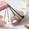 Large Flat Highlight Blush Fan-Shaped Makeup Brush Powder Loose Powder Face Brush Soft Cosy Even Color Tools