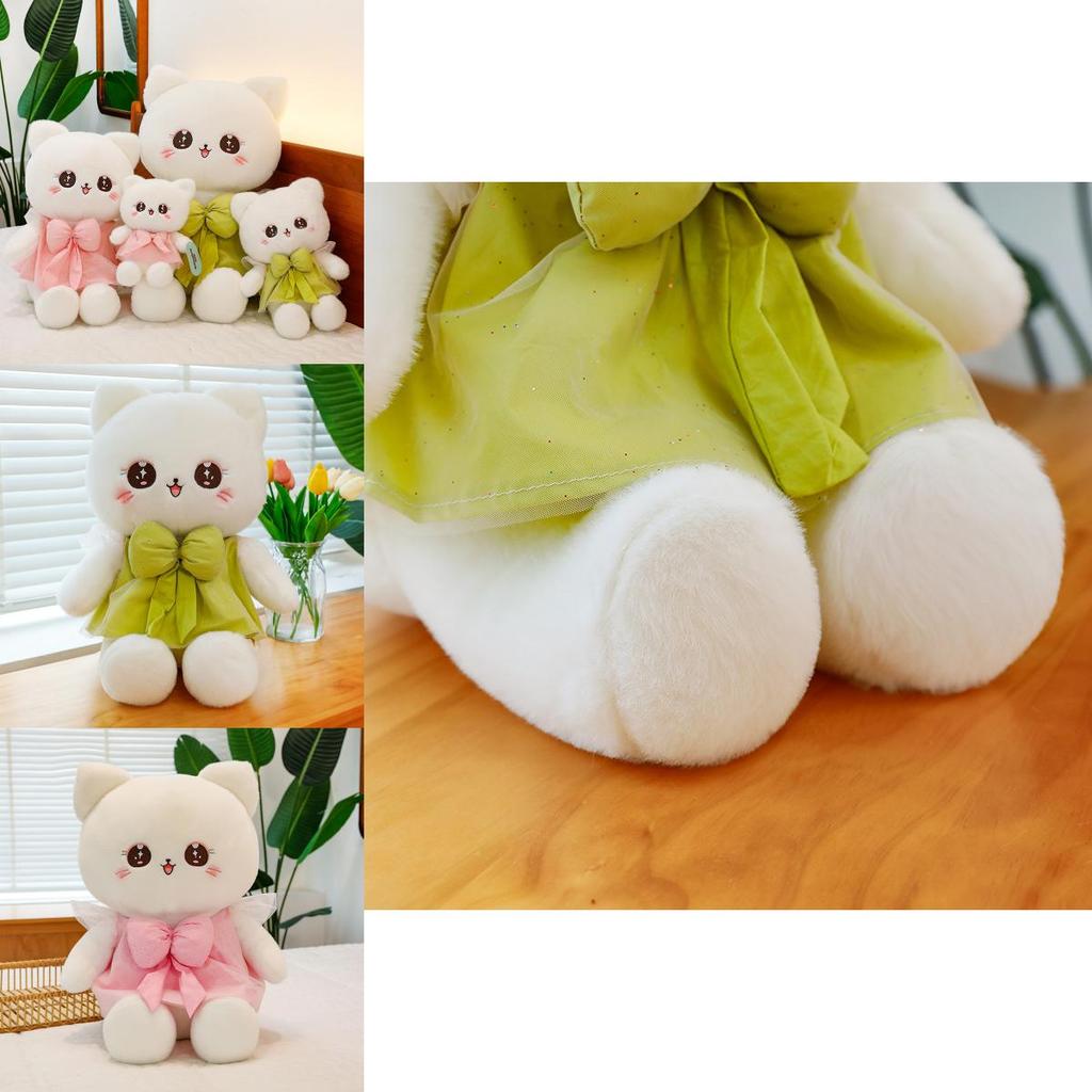 Adorable Princess Cat Plush Toy 8 Inch Cute Doll Soft Short Plush Fabric Gift