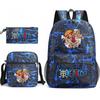 Set Zaino Scolastico Cristiano Ronaldo per Bambini Ragazzi Ragazze 15L Tessuto Oxford Borsa a Doppia Tracolla con Spallacci Imbottiti Traspiranti