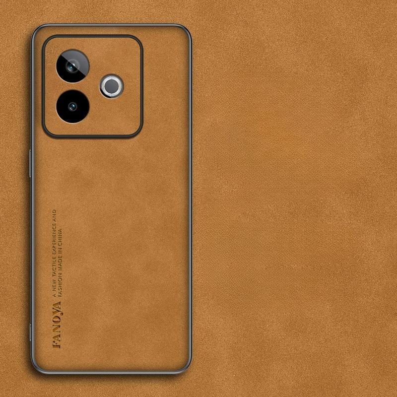 For Realme GT 7T Plain PU Leather Phone Case For Realme GT 7 Pro NEO 7 X 7SE Matte Soft Silicone Shockproof Protection Back Cover