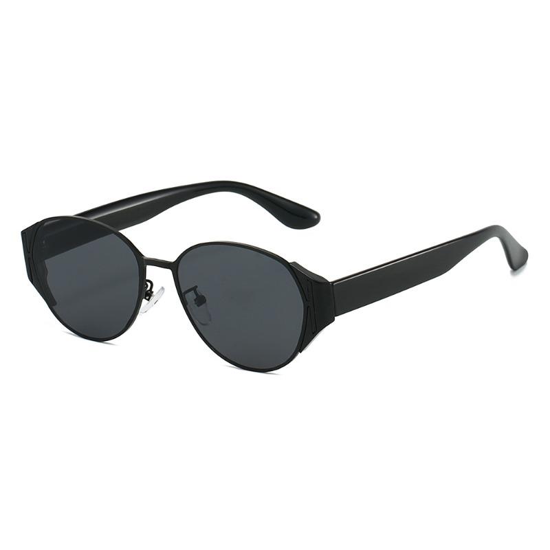 New High Quality Men Women Metal Frame Sunglasses Unisex Designer Fashion Sun Glasses Oval Unisex Stylish Eyewear Shades Uv400