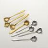 Cherry Blossom Stainless Steel Long Handle Stirring Spoon for Coffee, Dessert, and Honey