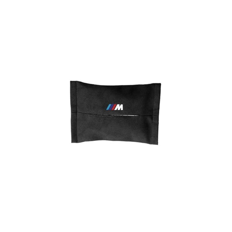 1pc Car Tissue Box Suede Sun Visor Seat Back Hanging Bag For BMW M E46 E90 E60 F30 E39 F10 E87 E36 F20 E92 Serie 1 BT21 G20 X1