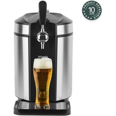 Pípa na pivo HKOENIG - BW1880 - Kapacita 5 l - Nastavitelná teplota 2 °C až 12 °C - Kompatibilní se všemi sudy - Nerez