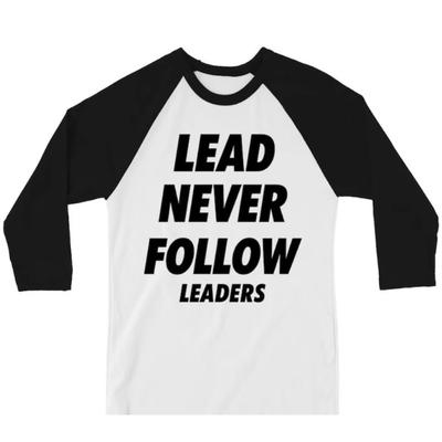 Leaders  Printed Unisex Casual T-shirt Harajuku Street Round Neck Long Sleeve Men's Tee