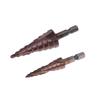 4-12/4-20/4-32Mm Spiral Groove Step Drill Bit M35 Cobalt Step Drill Bit Metal Taper Drill Hss Titanium-Coated Drill Bit