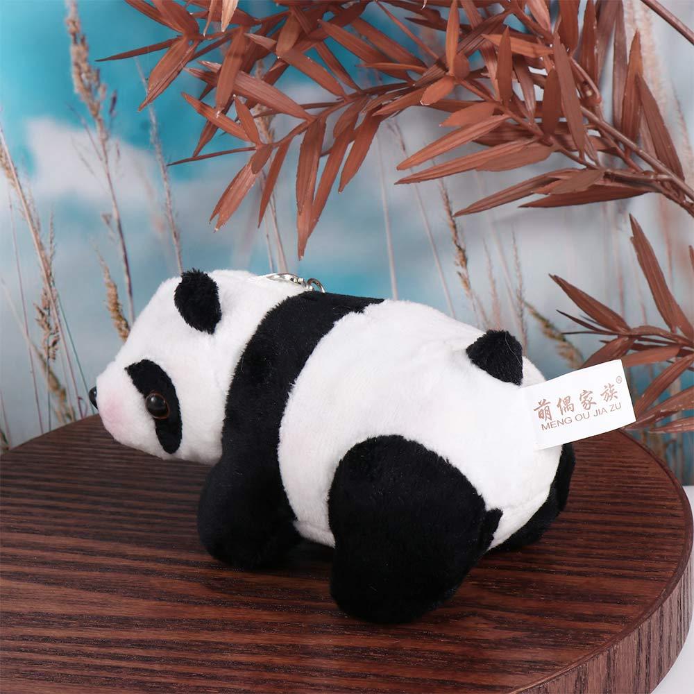 Car Keychain Bag Charm Bag Pendant Backpacks Key Ring Panda Keychain Plush Key Ring Plush Keychain