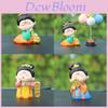 Traditional Car Decor Set With Resin Fortune Ladies For Elegant Interior Enhancement