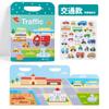 Reusable Children Scene Stickers Multiple Scenarios Reusable Sticker Book  Children