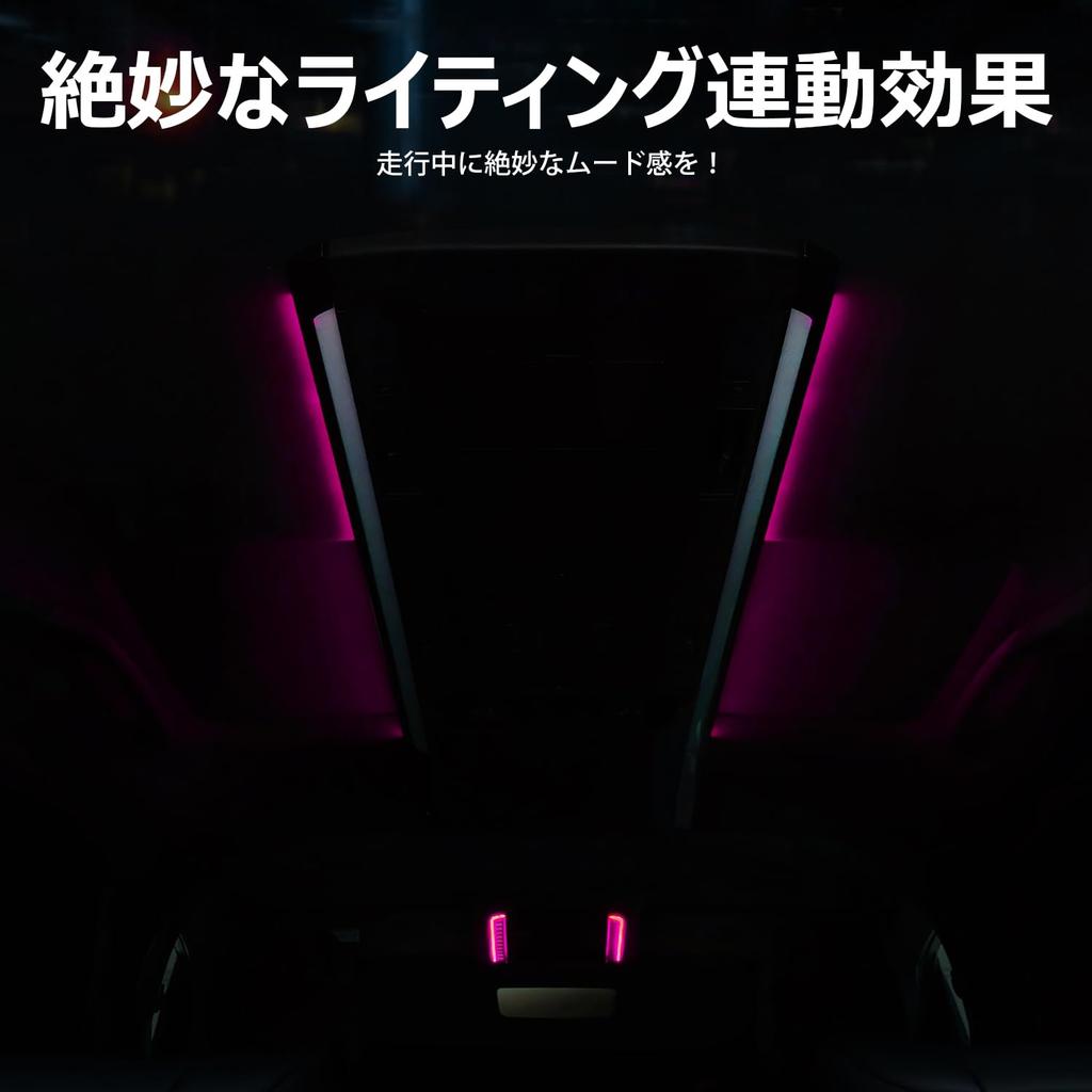 Mixsuper LED Interior Light for ALPHARD VELLFIRE Illuminated Interior Light with 4 Levels of Memory Touch and High Brightness Custom Parts for Your