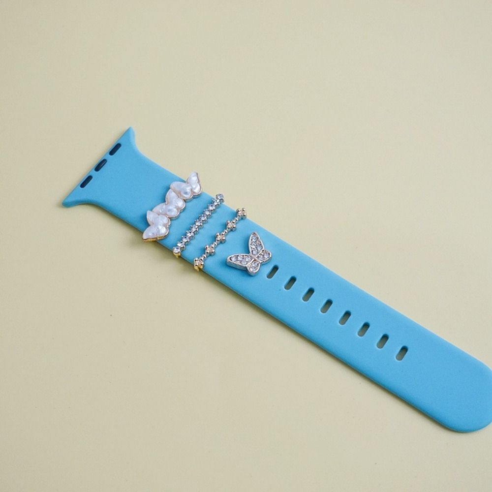 Metal Decorative Ring Brooch Decorative Nail Creative Watch Band Ornament  Strap Accessories