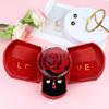 Plastic Rose Drawer Packaging Box Decorative Castle Double Door Jewelry Box  Birthday Gift
