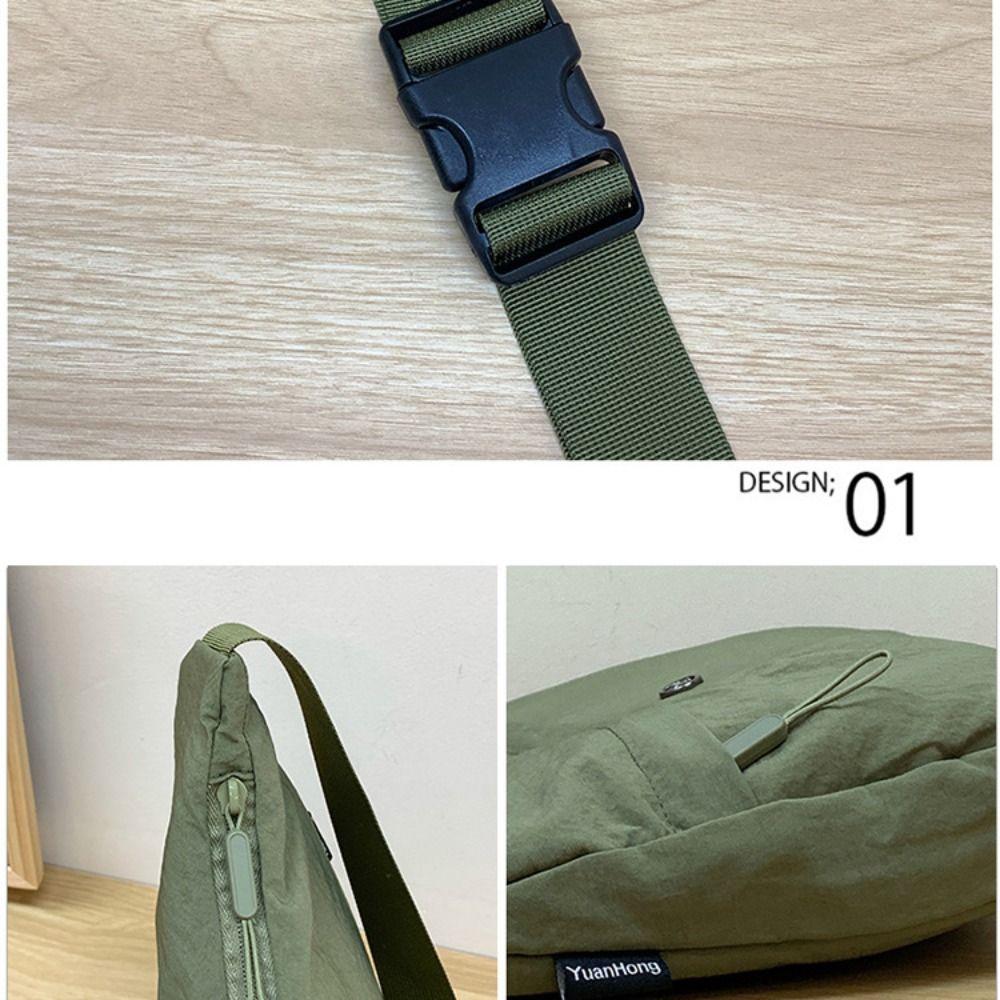 Korean Style Nylon Crossbody Bag Canvas Dumpling Bag Fashion Oxford Cloth Shoulder Bag Women