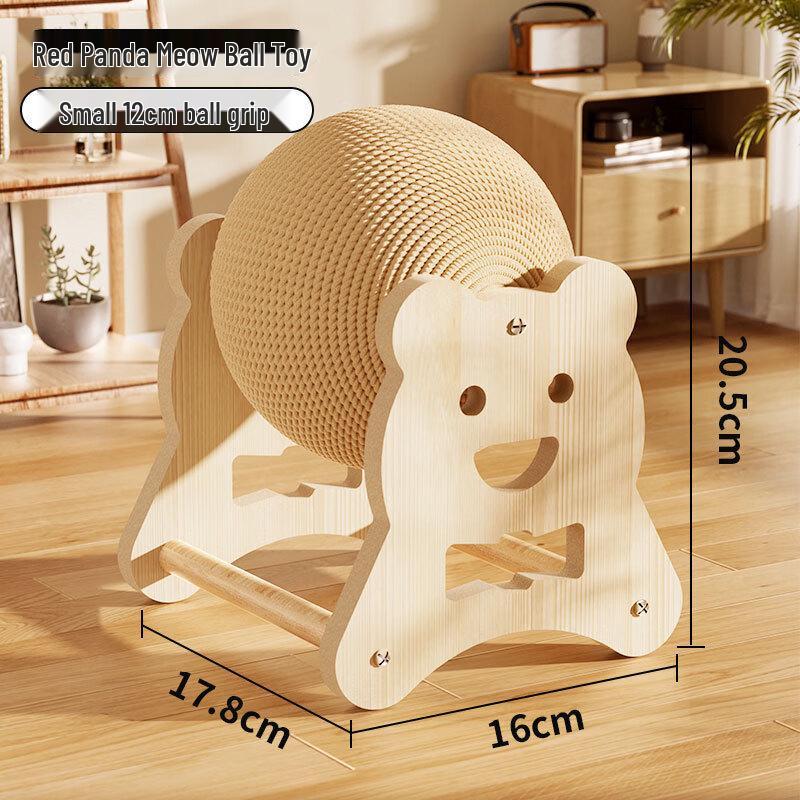 VZZS Vertical Sisal Cat Scratching Ball Toy