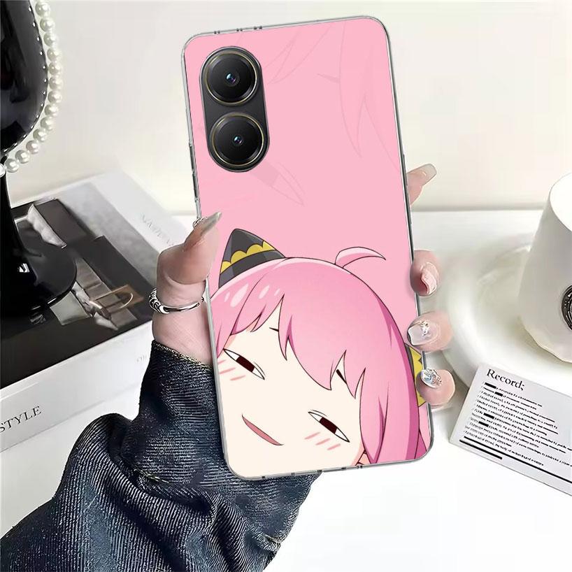 S-Spy Family Anya Soft Phone Case For Xiaomi Redmi 15C 15 13C 13 Poco X5 X6 X7 F7 Ultra M7 12C 12 10 10C 9C 9A 9T 9 Fundas Poco