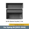 For Xpeng G6 2023-2026 Car Trunk Mat TPE Rear Seat Backrest Protective Pad Trunk Lower Layer Mats Trunk Anti-Scratch Cargo Liner