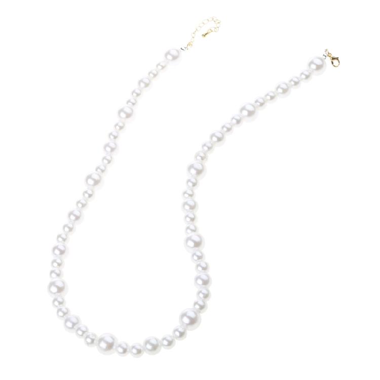 Imitation Pearl Necklace Jewelry Pearl Beaded Choker Necklace Y2k Accessories 1