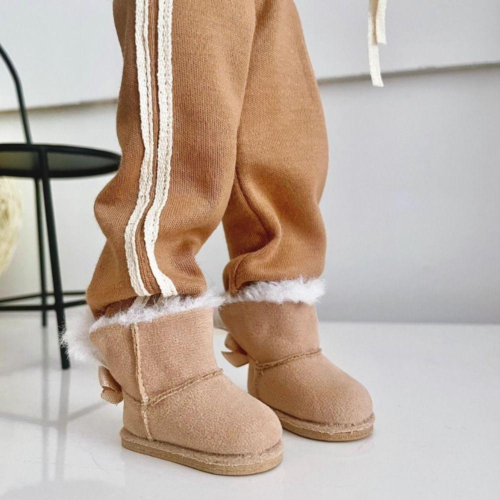 Handmake Woolen Overcoat Fashion Princess Sweaters T-shirt Pants for 1/6 BJD 30cm Dolls