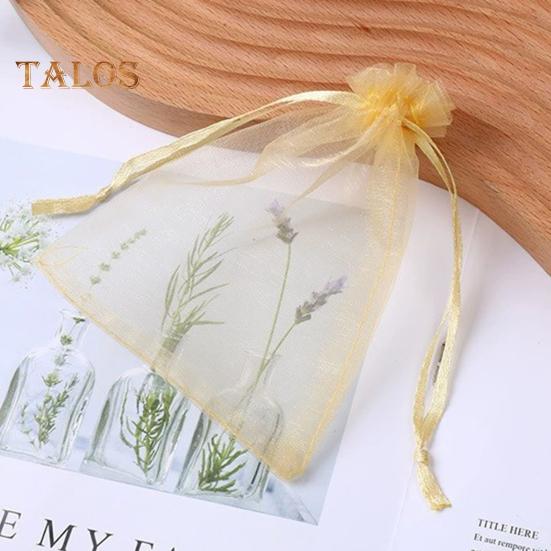 100Pcs Organza Bags Large Capacity Vibrant Color Multipurpose Party Favor Mesh Bags Drawstring Jewelry Gift Bags