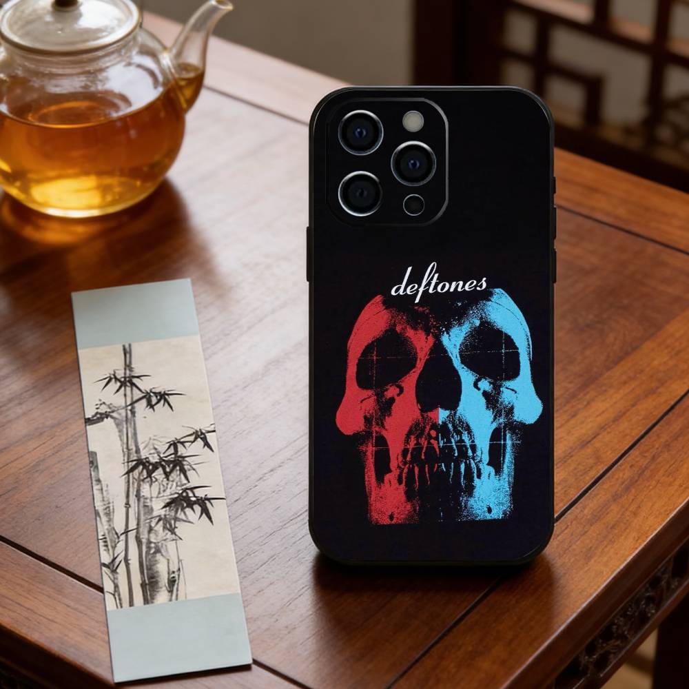 Band D-Deftones Handyhülle Silikon Weich Für IPhone 17 16 15 14 13 12 11 X XR Plus Pro Max Plus