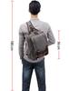 Kropp En Skulder Crossbody A4 Kompatibel med 13 Tommer [Mygreen] Veske, Veske, Veske, Oppbevaring, PC, Canvas, Pendling, Reise, Herre (L/Brun)