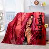 Customizable K-KAROL-G flannel blankets, perfect for autumn warmth, suitable for children and adults, and stylish K-POP shawls