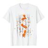 Hemd.Woot Fuchs Herbst T-Shirt T Shirt Retro High Street Baumwolle unisex Oberteile T Shirt Cartoon Kawaii unisex Kleidung