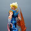 40cm/15.75inch Drogan Boll Z Vegetto Figure 3 Heads Replace Super Saiyan Action Figure Gk Statue Collection Model Toys Gifts