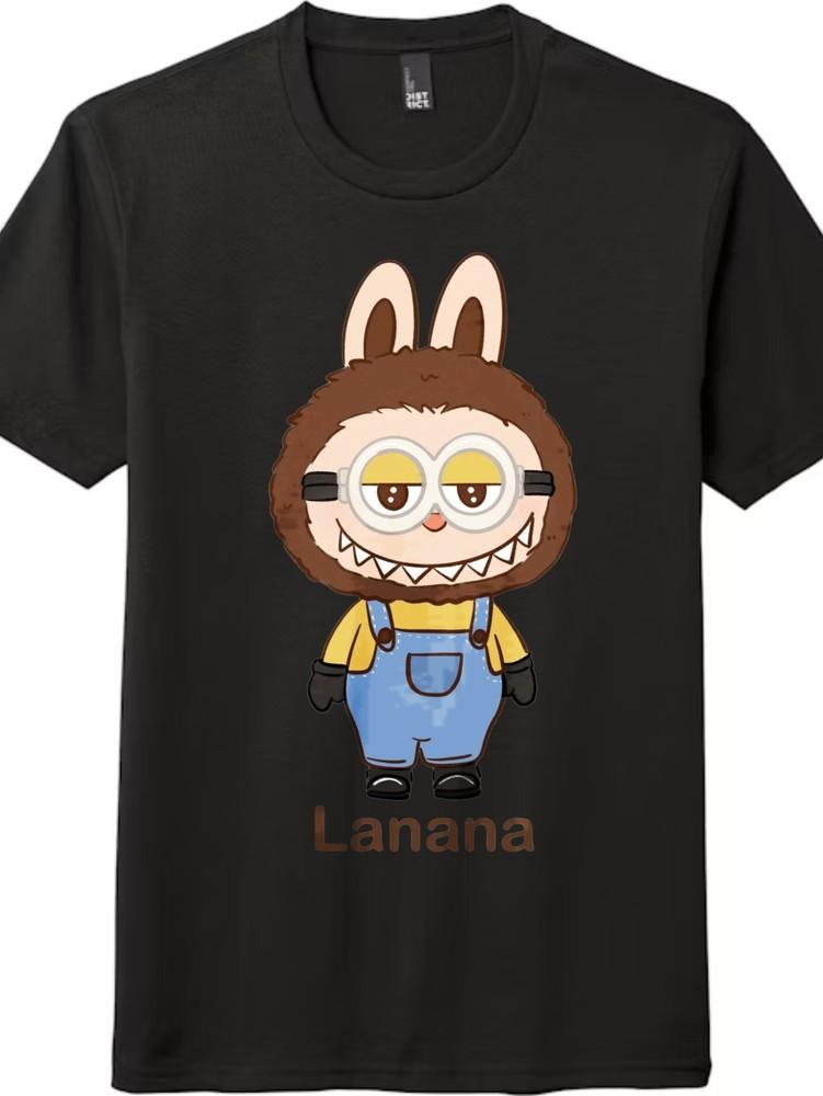 

Lanana Cartoon Character Graphic T - Shirt S