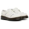 Dr. Martens 1461 Leather Embellished Bow Casual Shoes Women Shoes White 27852100