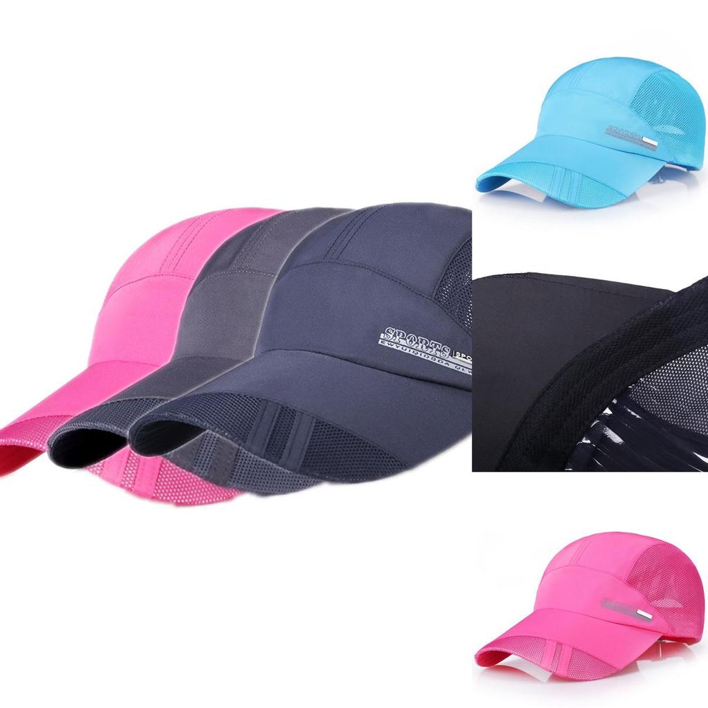 Quality Mesh Hat For Men Quick-drying Summer Visor Cap For Outdoor Sports**