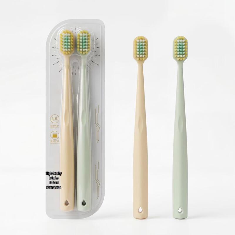 NuFeng Wide-Head Family Pack Soft Bristle Toothbrushes