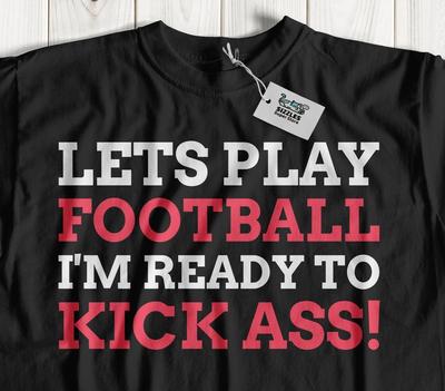 Unisex Funny Football Enthusiast T-Shirt American Footie And Soccer Tees