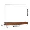 Acrylic Bulletin Board A4/A5/A6 Price Label Display Rack Desk Display Stand  Restaurant