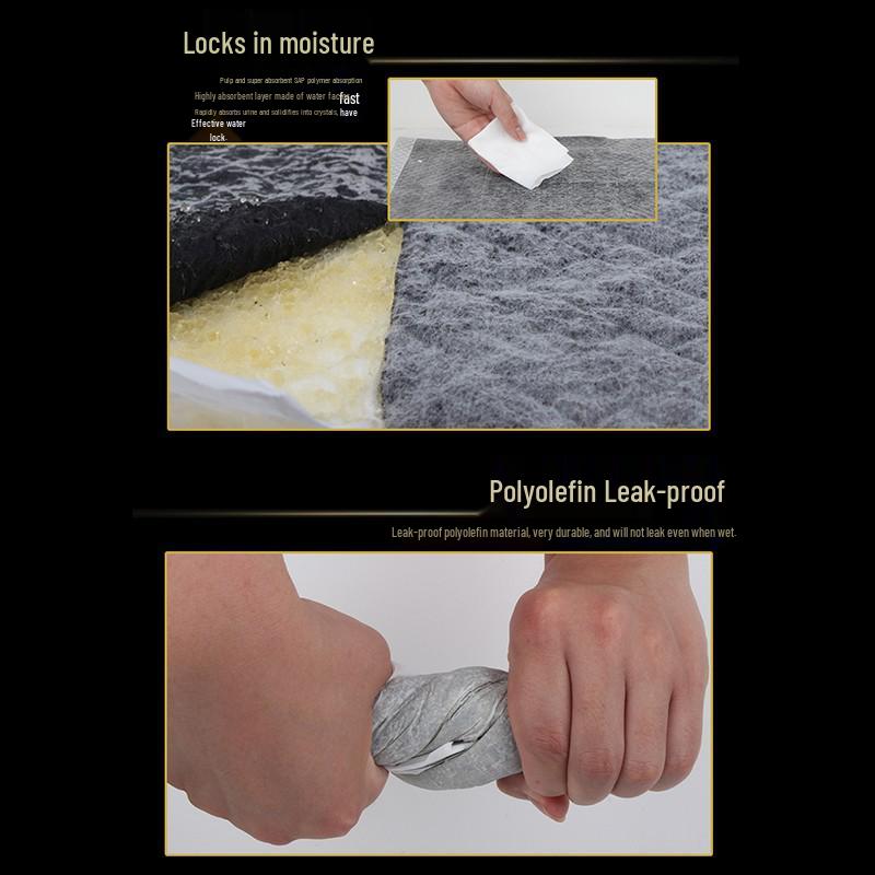 Bamboo Charcoal Deodorizing Dog Training Pads - Thickened, Absorbent for Pets (Rabbits, Cats, Dogs)