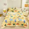 Cartoon Animals Pattern Summer Quilt 100% Cotton Air Conditioning Quilted Quilt Skin-friendly Breathable for Kids Boys Girls