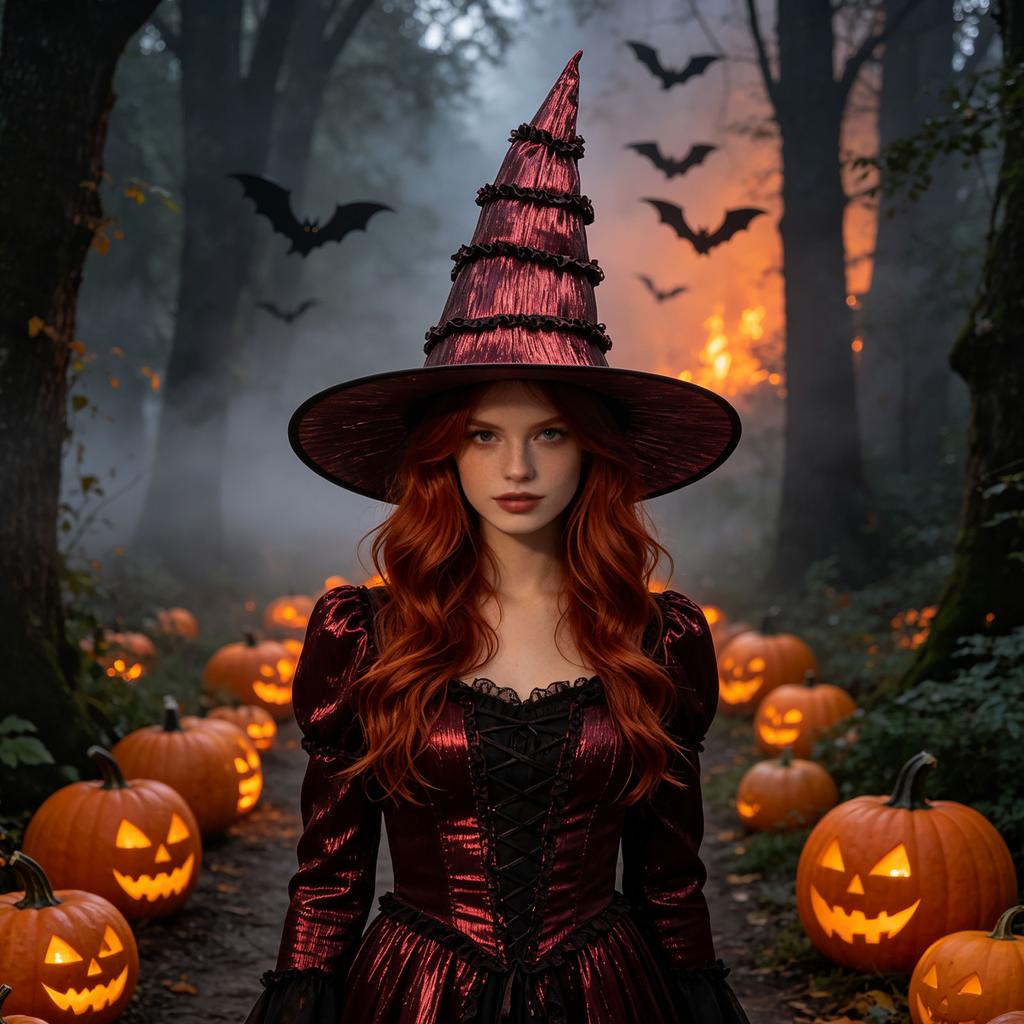 Lace Hooked Witch Hat for Halloween Costume and Party Accessories